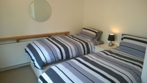 Twin bedroom (downstairs)